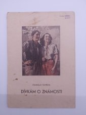 kniha Dívkám o známosti, Petrinum České Budějovice 1948