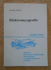 kniha Elektromyografie, Institut pro další vzdělávání pracovníků ve zdravotnictví 1995
