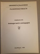 kniha Antologie textů k andragogice [Díl 1], Univerzita Palackého 1991
