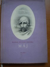 kniha Máj Báseň od Karla Hynka Máchy, SNKLHU  1954