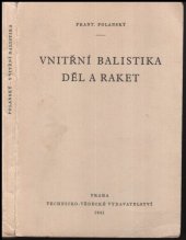 kniha Vnitřní balistika děl a raket, Technicko-vědecké vydavatelství 1951