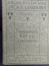 kniha Tasmanovy želvy a jiné povídky, B. Kočí 1923