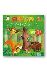 kniha Zvieratká v lese Moja knižka s reťazovými puzzle, Svojtka 2019