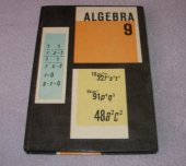 kniha Algebra pro 9. ročník, SPN 1979