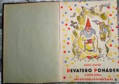 kniha Devatero pohádek a ještě jedna jako přívažek [o tlustém pradědečkovi] od Josefa Čapka, Fr. Borový 1946