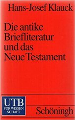 kniha Die antike Briefliteratur und das Neue Testament Ein Lehr- und Arbeitsbuch, Ferdinand Schöningh 1998