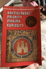 kniha Bratislavské priority, maxima, kuriozity, Šport 1987