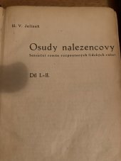 kniha Osudy nalezencovy Sensační román rozpoutaných lidských vášní, Josef Elstner 1934