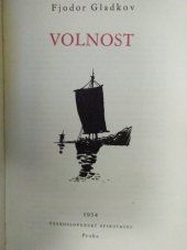 kniha Volnost, Československý spisovatel 1954