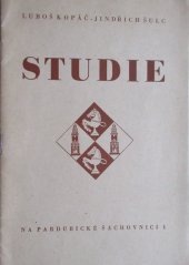kniha Studie výběr [šachových] prací z roku 1941, V. Vokolek a syn 1942