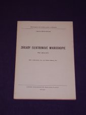 kniha Základy elektronové mikroskopie pro biology, SPN 1979
