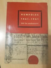 kniha Humpolec 1461-1961 500 let soukenictví : jubilejní sborník článků, Sukno 1961