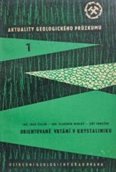 kniha Orientované vrtání v krystaliniku, Ústř. geolog. úřad 1963