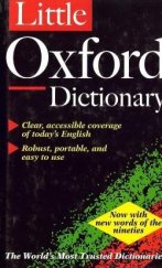kniha Little Oxford Dictionary, The Paperback , Oxford University Press 1999