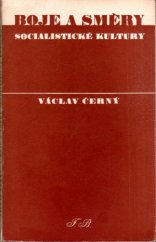 kniha Boje a směry socialistické kultury, Fr. Borový 1946