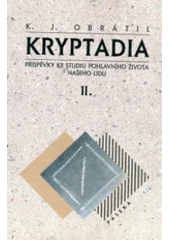 kniha Kryptadia 2. příspěvky ke studiu pohlavního života našeho lidu., Paseka 1999