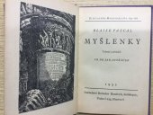 kniha Myšlenky, Bohuslav Hendrich 1932