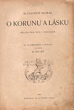kniha O korunu a lásku, Jos. R. Vilímek 1924