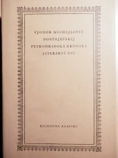 kniha Petrohradská kronika Literární sny, Odeon 1985