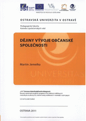 kniha Dějiny vývoje občanské společnosti, Ostravská univerzita v Ostravě 2011
