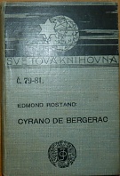 kniha Cyrano de Bergerac Heroická komedie o 5 aktech a veršem, J. Otto 