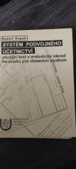 kniha Systém podvojného účetnictví pro distanční studium, Západočeská univerzita v Plzni 2003