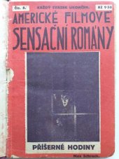kniha Příšerné hodiny, K. Šolc 1924