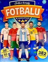 kniha Světové hvězdy fotbalu se samolepkami, Sun 2024