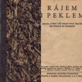 kniha Rájem i peklem Román, který líčí osudy dvou bratří na výpravě za diamanty ..., Melantrich 1940