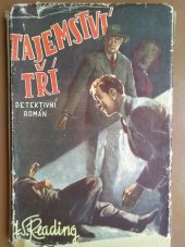 kniha Tajemství tří Anglický detektivní román, E. V. Marek 1947
