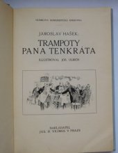 kniha Trampoty pana Tenkráta, Jos. R. Vilímek 1912