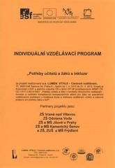 kniha Individuální vzdělávací program, Lumen Vitale - Centrum vzdělávání 2011