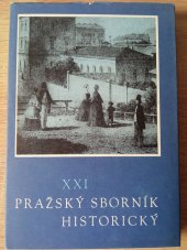 kniha Pražský sborník historický sv. 21 1988, Panorama 1988