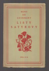 kniha Listy Satyrovy, Kamilla Neumannová 1915