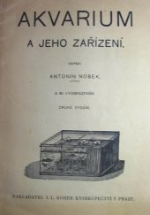 kniha Akvarium a jeho zařízení, I.L. Kober 1941