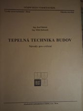 kniha Tepelná technika budov návody pro cvičení, Cerm 1999