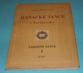 kniha Hanácké tance z Tovačovska, SNKLHU  1954