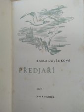 kniha Předjaří, Jos. R. Vilímek 1947