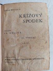 kniha Křížový spodek, Karel Voleský 1930