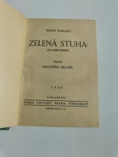 kniha Zelená stuha = (The green Ribbon), Karel Voleský 1930