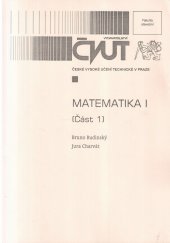 kniha Matematika I, ČVUT 2000