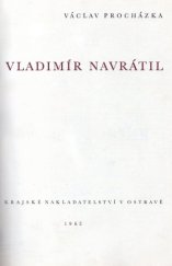 kniha Vladimír Navrátil [obr. monografie], Krajské nakladatelství 1962