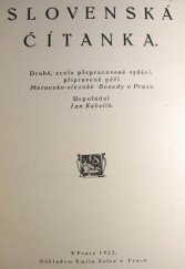 kniha Slovenská čítanka, Nákladem Emila Šolce 1925