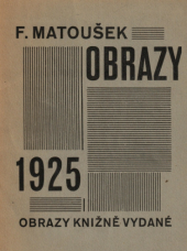kniha Obrazy 1925 Obrazy knižně vydané, Studentské knihkup. 1925