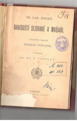 kniha Rakouští Slované a Maďaři, J. Otto 1906