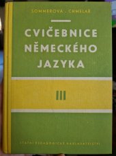 kniha Cvičebnice německého jazyka Díl III. - Klíč, slovníčky a ukazatel k mluvnici, SPN 1963