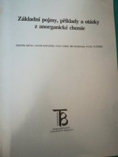kniha Základní pojmy, příklady a otázky z anorganické chemie, Karolinum  1995