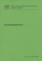 kniha Fotogrammetrie 1, ČVUT 2009