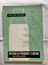 kniha Mléko a výrobky z něho jako příčina nemocí, Orbis 1946