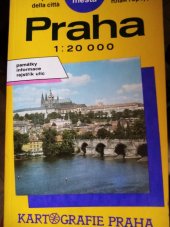 kniha Praha 1:20 000 Plán města., Slovenská kartografia 1991